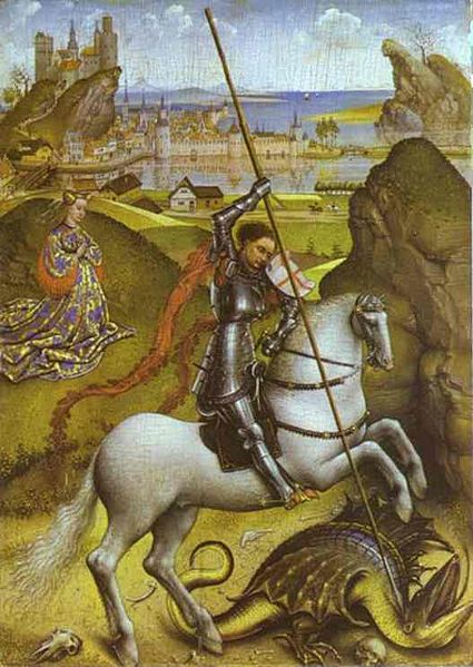 425px-Rogier_van_der_Weyden_-_Saint_George_and_the_Dragon.jpg