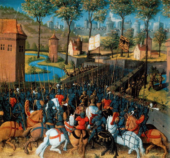 Army-at-bridge-showing-brigandines-with-spaulders.gif