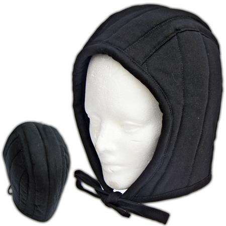 Cotton_Padded_Coif_Arming_Cap_Black_1.jpg