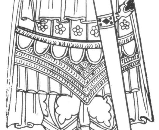 detail of hem from De Creke brass.JPG