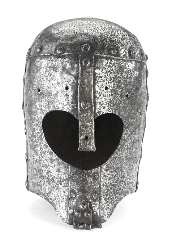 European Pot-Helmet, 13thC. - 5.2kg..jpg