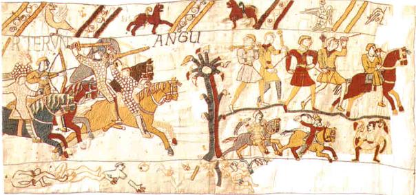 Fleeing Anglo-Saxons carrying maces..JPG
