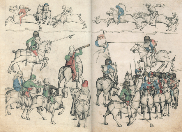 Hausbuch_Wolfegg_21v_22r_Scharfrennen-for-web.gif