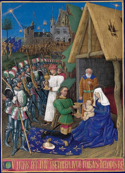L_Adoration_des_Mages, Jehan Fouquet showing brig spaulders.jpg