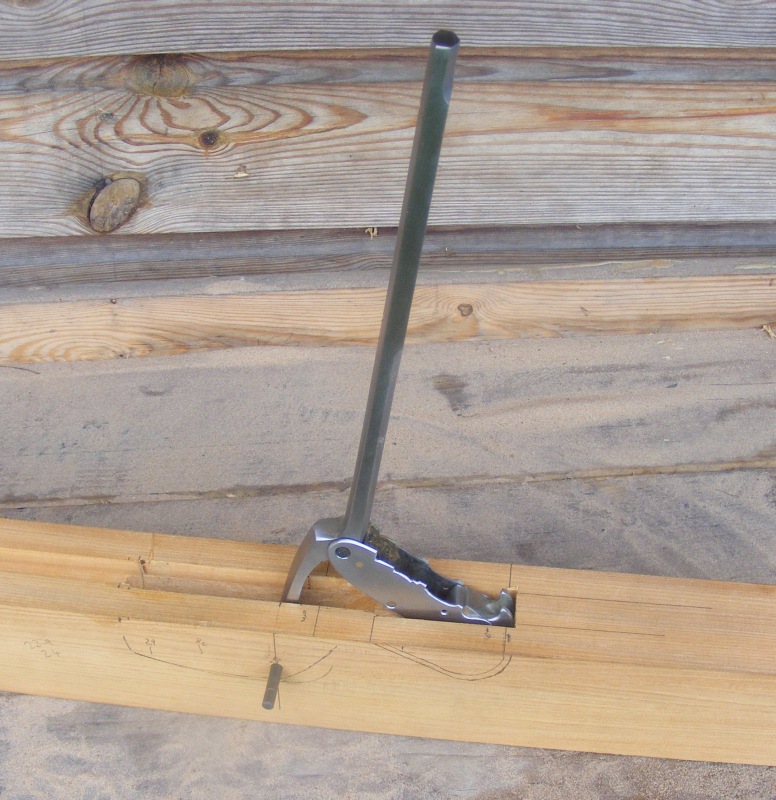 lever forward and in nut recess.JPG