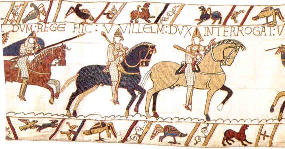 Norman mace and baculus from the Bayeux Tapestry.JPG