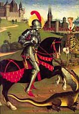 St George and the dragon, Friedrich Herlin, c. 1460.jpg