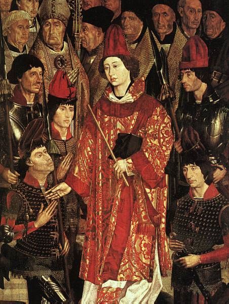 St Vincent, Nuno Goncalves 1465 showing arming doublet detail.jpg